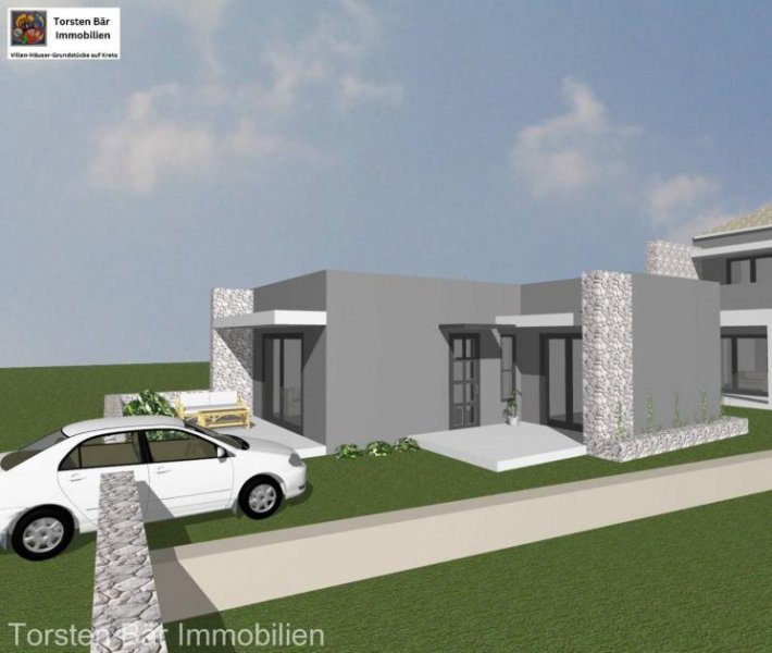 Vamos Kreta, Vamos Neubau- Bungalow mit 2 Schlafzimmern/3 Bädern und Garten Haus kaufen